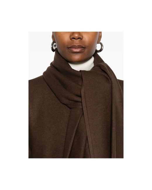 Harris Wharf London Single-Breasted Coats in het Brown