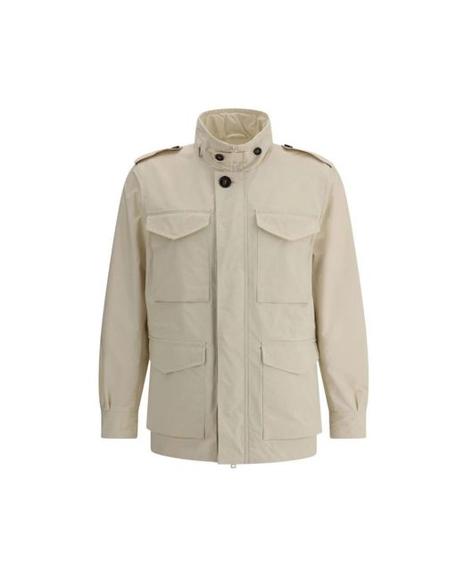Light Jackets di Paltò in Natural da Uomo