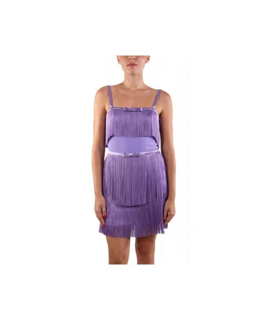 Elisabetta Franchi Purple Party Dresses