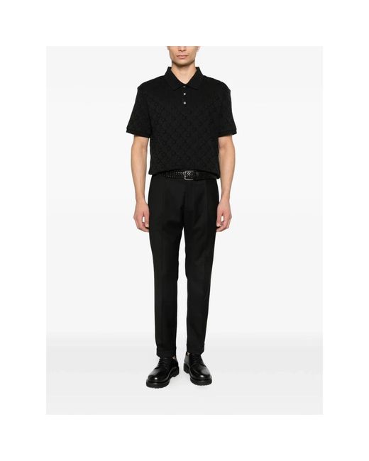 Calvin Klein Black Polo Shirts for men