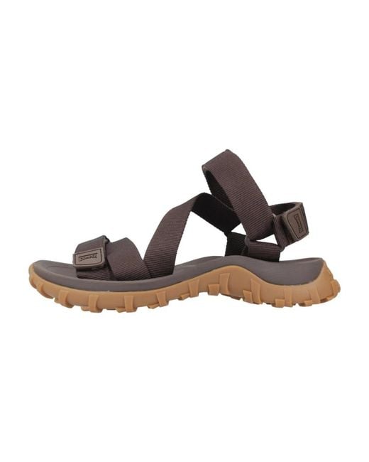 Camper Brown Flat Sandals for men