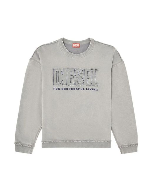 DIESEL Gray Sweatshirts for men