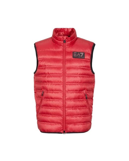 EA7 Red Vests for men