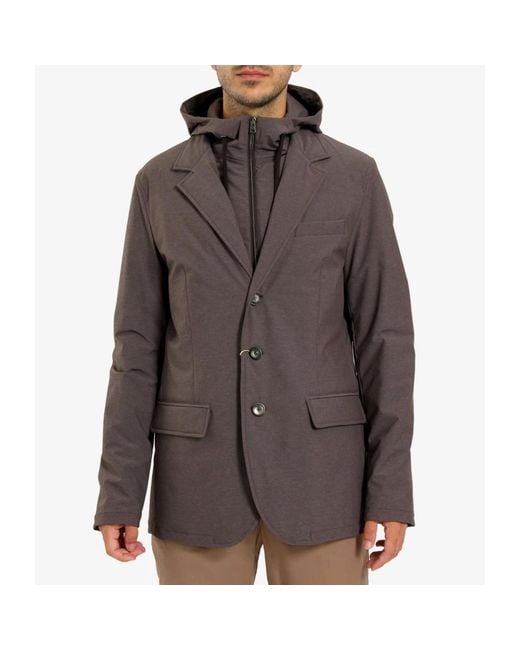 Blazers Herno pour homme en coloris Brown
