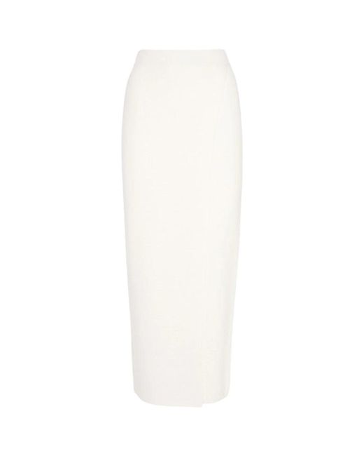 Max Mara Maxi Skirts in het White