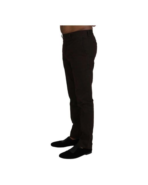 Trousers > slim-fit trousers Bencivenga pour homme en coloris Black