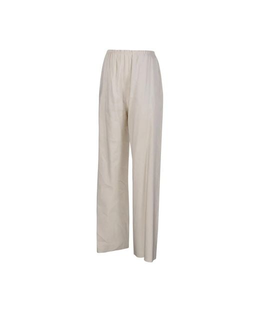 Max Mara Gray Wide Trousers