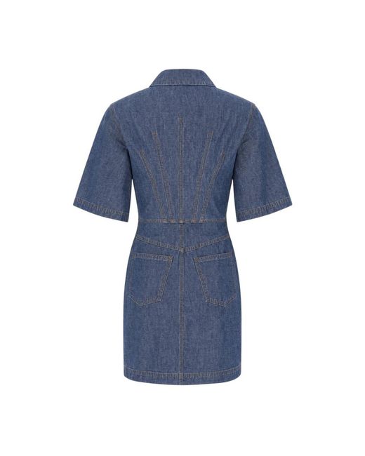 Fendi Blue Short Dresses