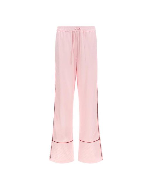 Off-White c/o Virgil Abloh Pink Wide Trousers