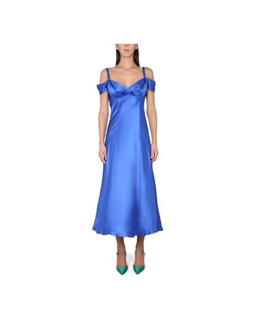 Alberta Ferretti Blue Party Dresses
