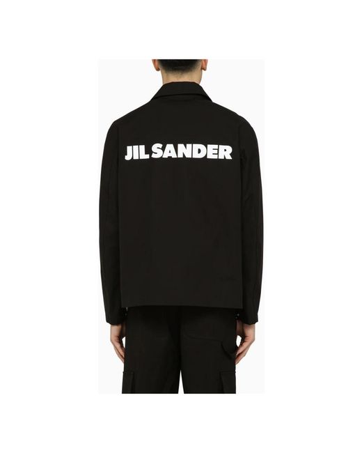 Jil Sander Black Light Jackets for men