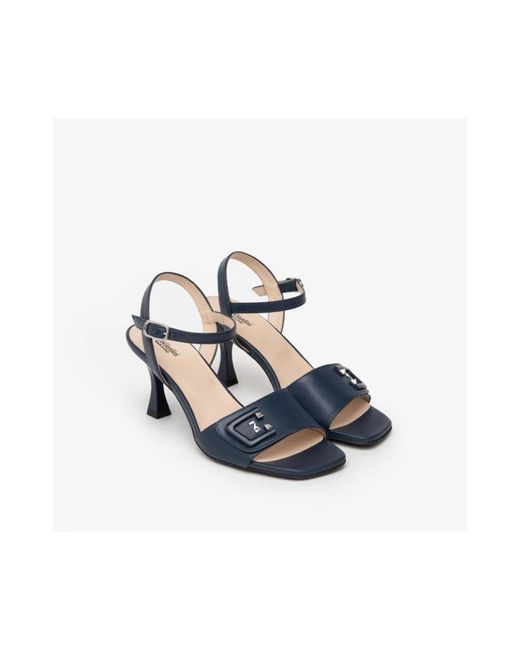 Nero Giardini Blue High Heel Sandals