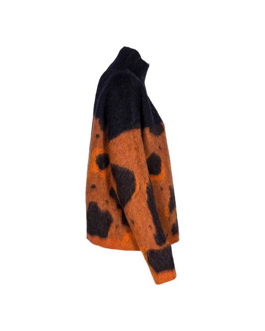 Laneus Orange Turtlenecks