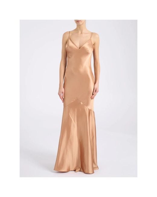 Elisabetta Franchi Brown Gowns