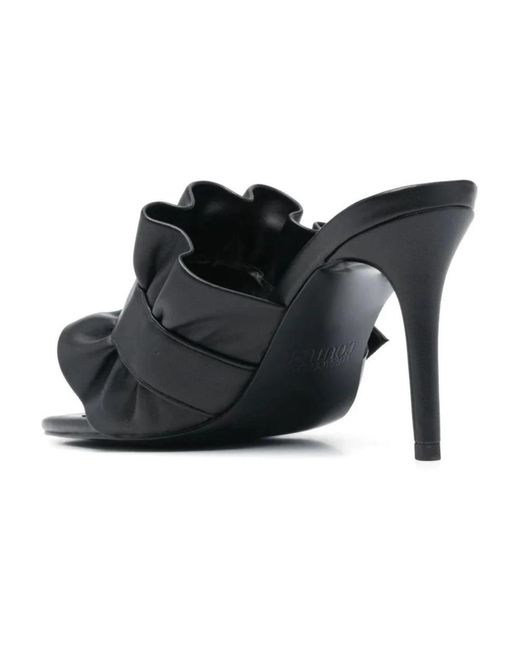 Versace Black Stilvolle sandalen für modebegeisterte