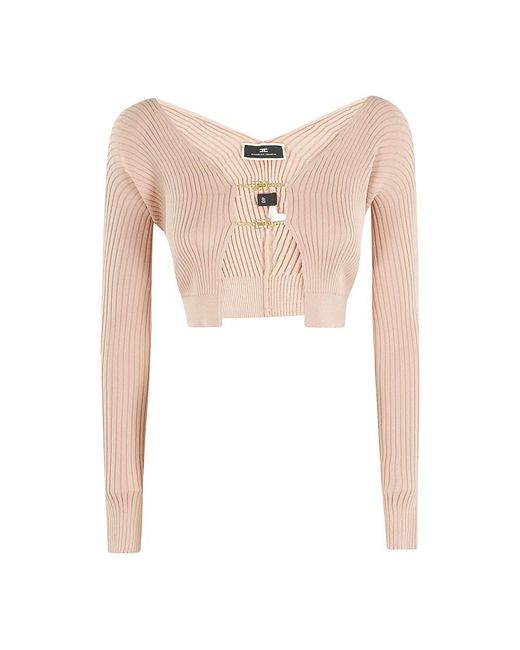 Knitwear > cardigans Elisabetta Franchi en coloris Pink