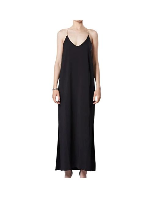 Thom Krom Kleedjes ,Zwart ,Zwarte Jurk Met Kettingdetails in het Black