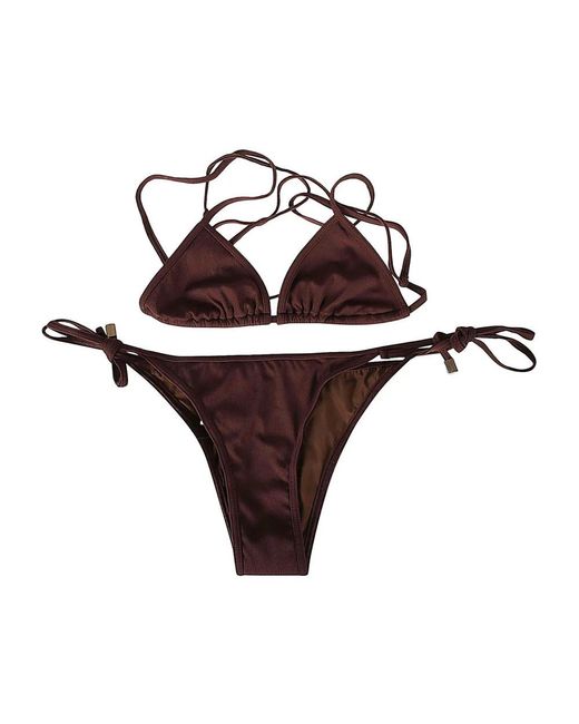 The Attico Brown Bikinis