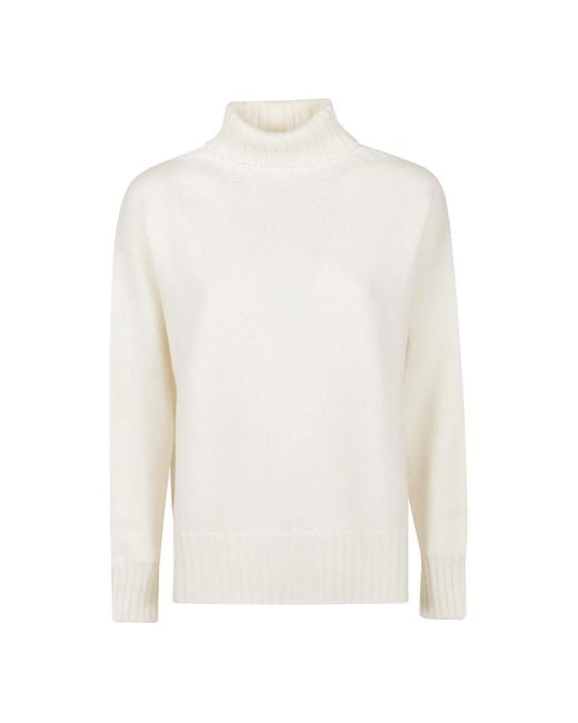 Drumohr White Turtlenecks