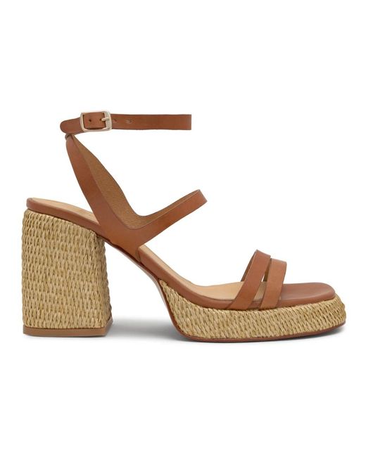 High Heel Sandals di Castaner in Brown