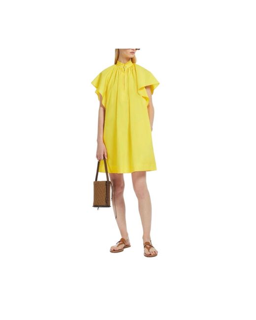 Max Mara Studio Yellow Short Dresses
