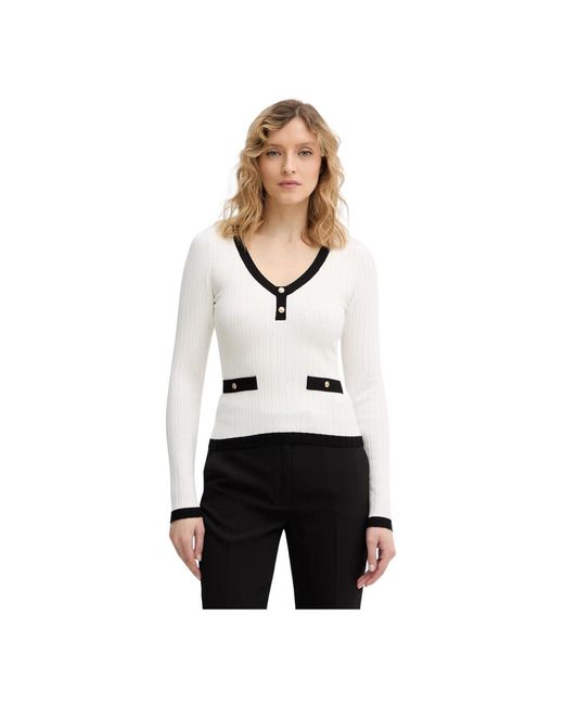 Guess White Laurel Pullover