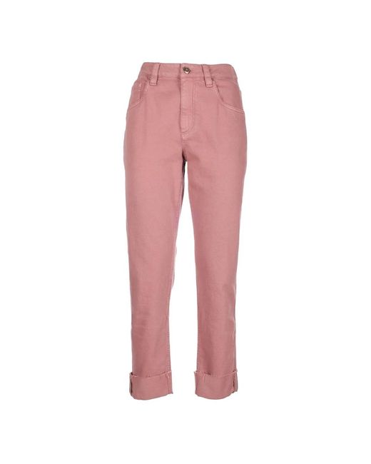 Brunello Cucinelli Pink Straight Jeans