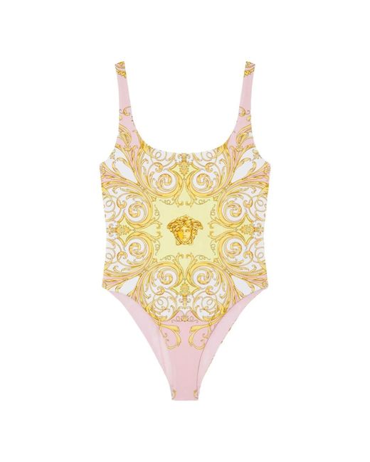 One-Piece Versace en coloris Yellow