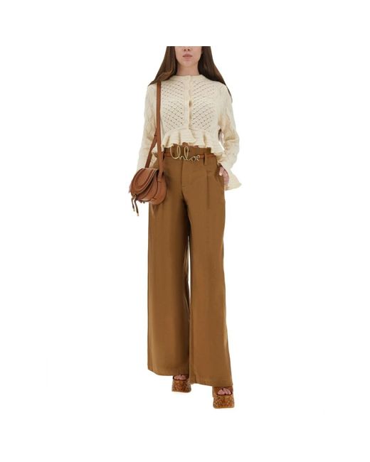 Cardigans di Chloé in Natural