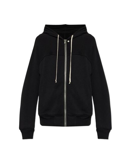 Rick Owens Hoodies & Sweatvesten ,Zwart ,Katoen The Cotton Hoodie in het Black voor heren