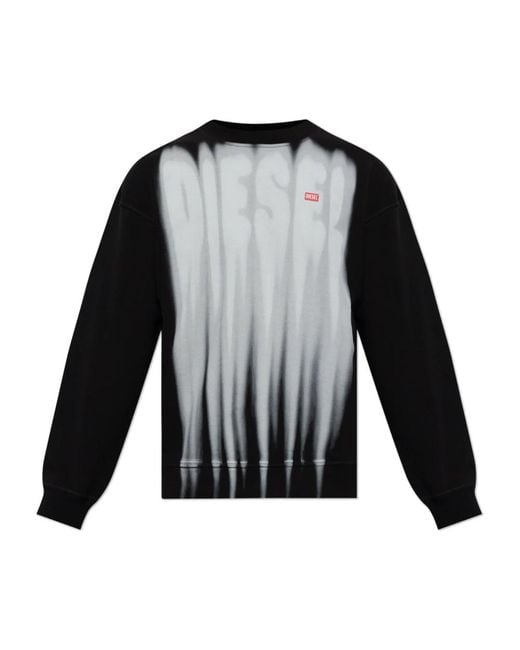 DIESEL Black Sweatshirts for men