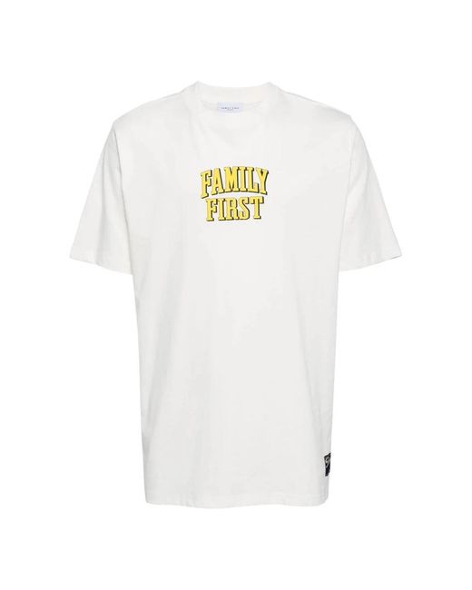 FAMILY FIRST White T-Shirts for men