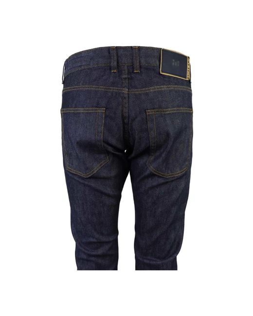 Entre Amis Schwarze denim kurze jeans in Blue für Herren