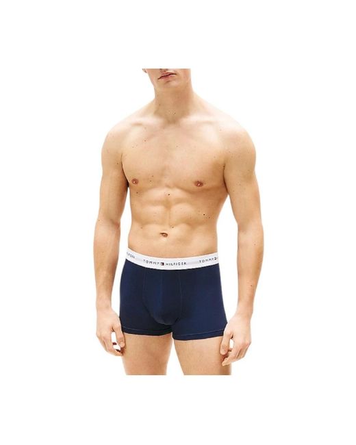 Tommy Hilfiger Ondergoed ,Veelkleurig ,Katoen Boxer Trunk Set in het Green voor heren