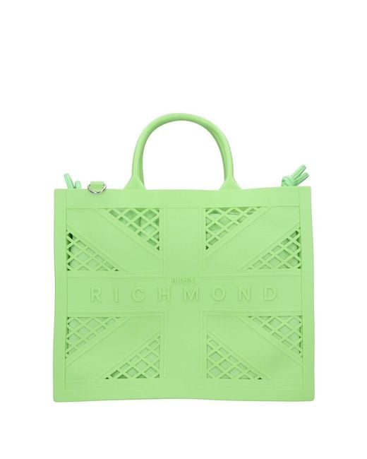 John Richmond Green Shopping Bags