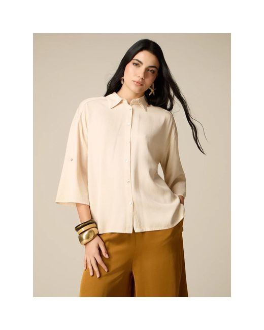 Shirts Oltre de color Natural