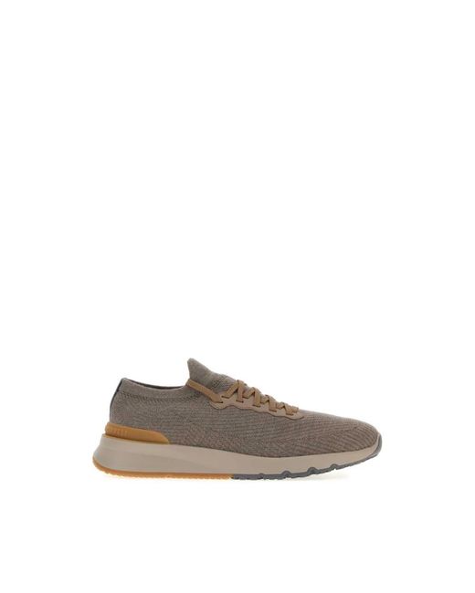 Brunello Cucinelli Brown Sneakers for men
