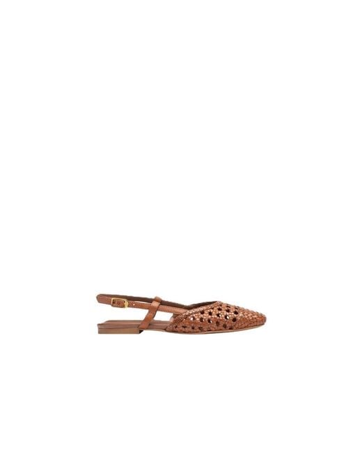 Unisa Brown Ballerina Shoes
