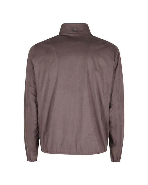 Herno Brown Light Jackets for men