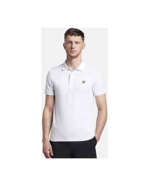 Lyle & Scott White Polo Shirts for men