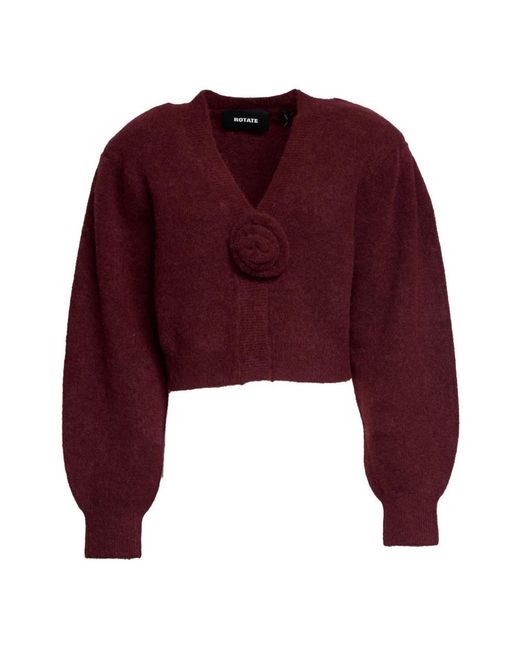 ROTATE BIRGER CHRISTENSEN Purple Cardigans