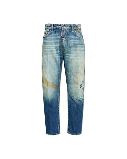 DSquared² Blue Loose-Fit Jeans for men