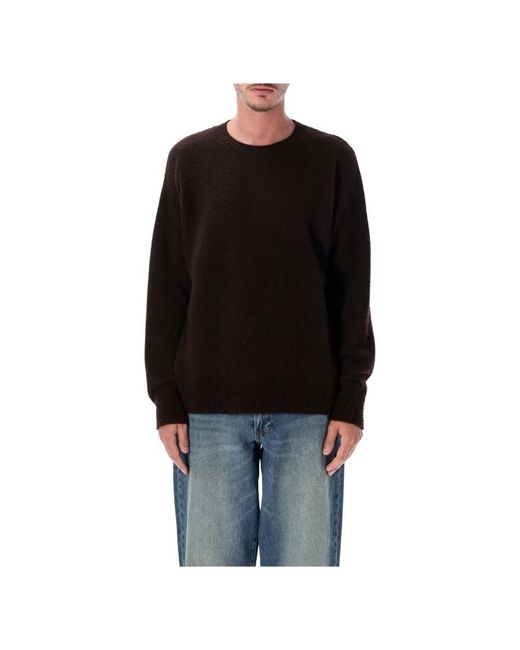 Roberto Collina Black Round-Neck Knitwear for men