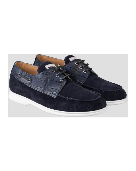 Kiton Blue Sailor Shoes for men
