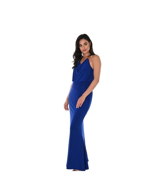 FRANK LYMAN Blue Polyester kleider
