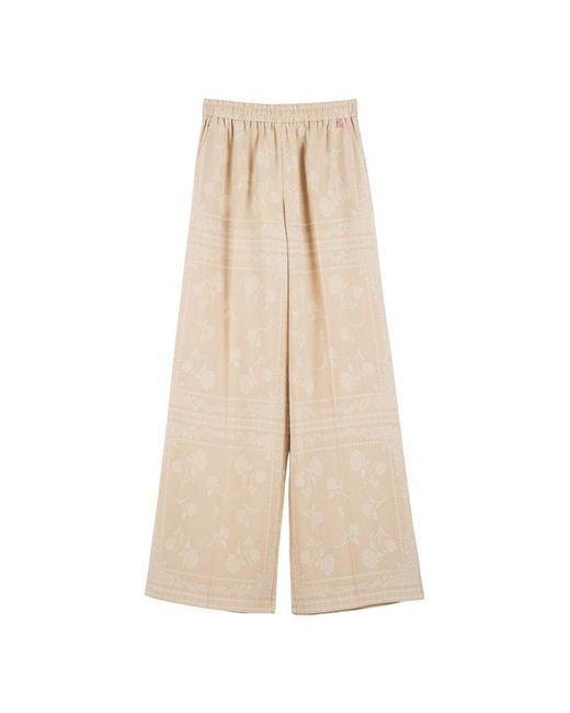 Twinset Natural Wide Trousers