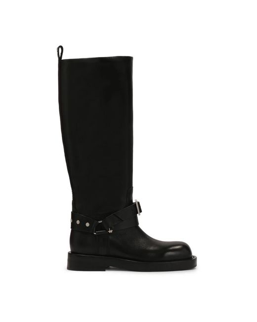 Kazar Black Schwarze Stiefel Mit Slip-On-Obermaterial Auf Einer Flachen Sohle