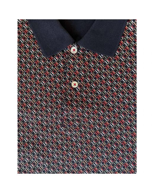 Carolina Herrera Blue Polo Shirts for men