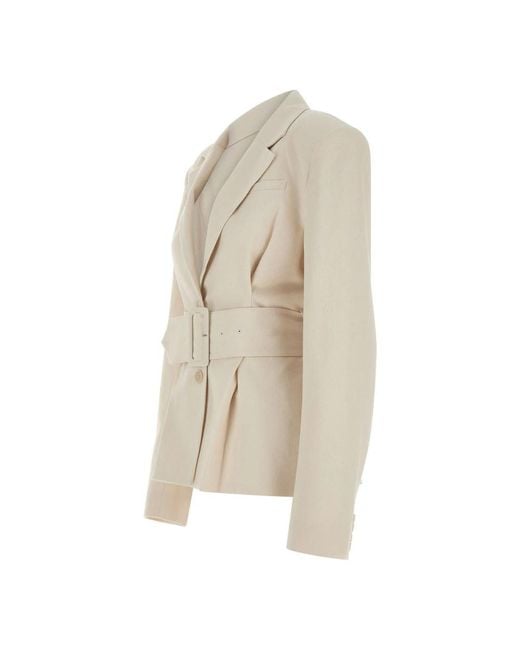 ROTATE BIRGER CHRISTENSEN Natural Blazers