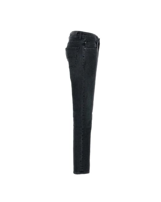 Fay Black Slim-Fit Jeans for men